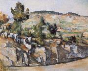 Paul Cezanne Hillside in Provence oil painting reproduction